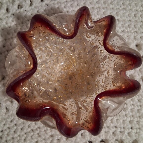 MURANO GLASS MINI BUBBLE BOWL (5